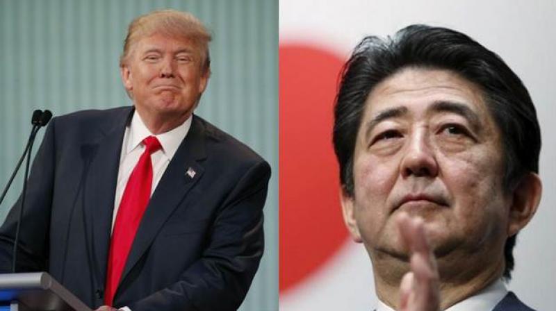 Trump hosts Japan PM Trump hosts Japan PM