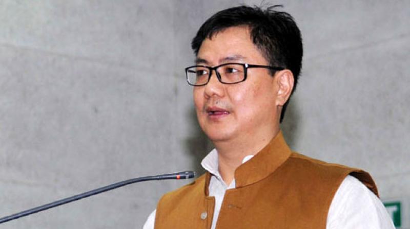 Union Minister of State for Home Kiren Rijiju