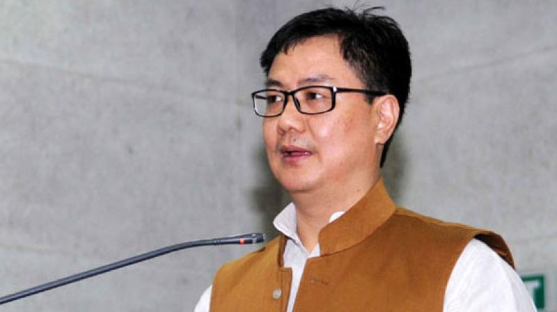 Union Minister of State for Home Kiren Rijiju Union Minister of State for Home Kiren Rijiju