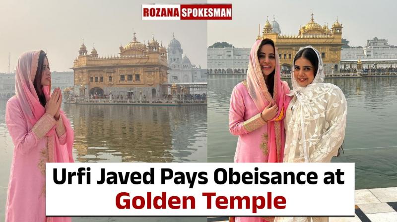 Urfi Javed at Golden Temple News
