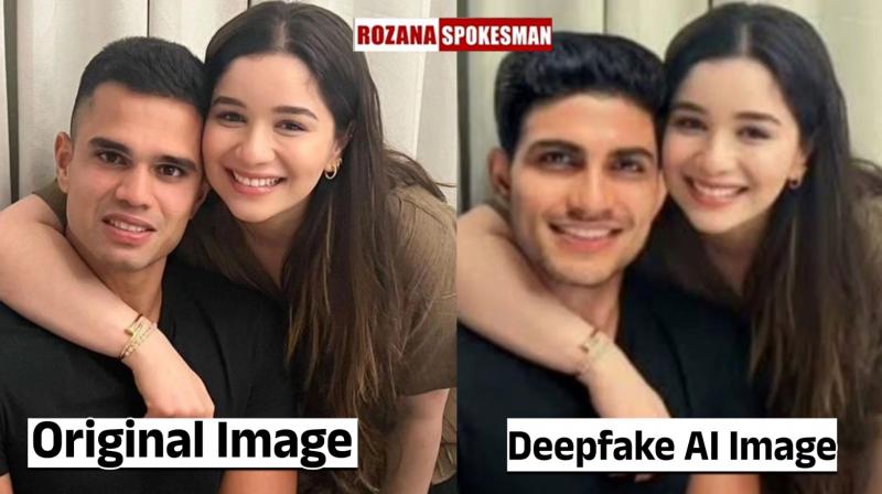 Shubman Gill-Sara Tendulkar Deepfake AI Photo News