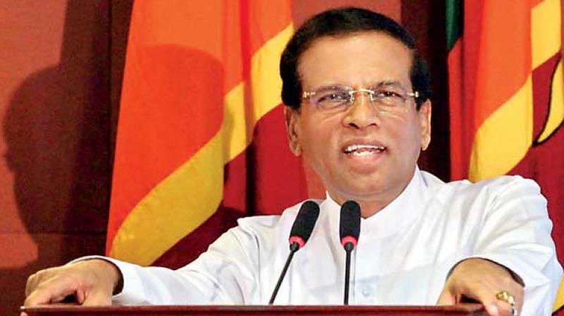Sri Lankan President Maithripala Sirisena 