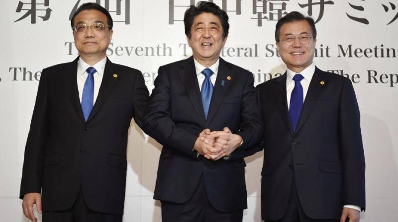 Japan, China, South Korea agree to cooperate toward nuke-free North Korea Japan, China, South Korea agree to cooperate toward nuke-free North Korea