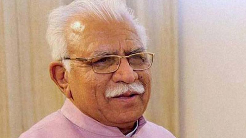 Chief Minister Manohar Lal Khattar Chief Minister Manohar Lal Khattar