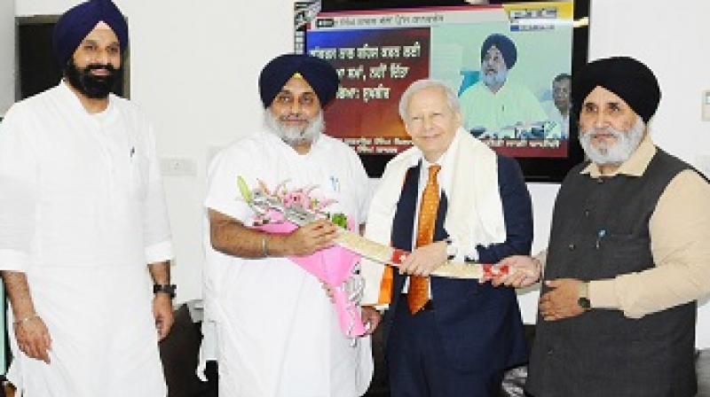 US AMBASSADOR CALLS ON SUKHBIR