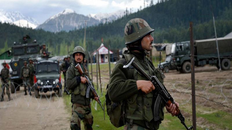 Three militants believed to be trapped in encounter Three militants believed to be trapped in encounter