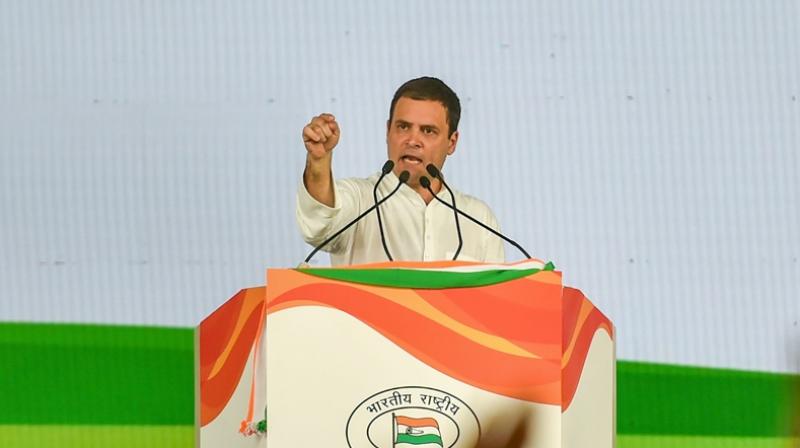 Congress president Rahul Gandhi Congress president Rahul Gandhi