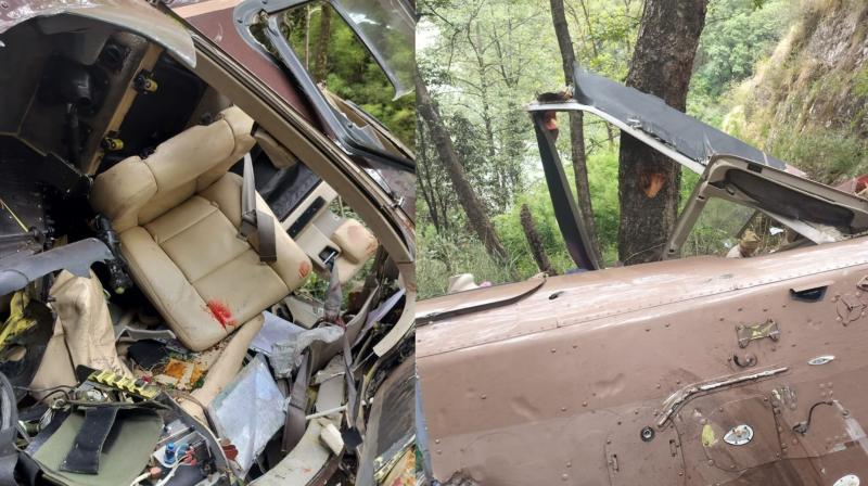 Uttarkashi Helicopter Crash: Five Killed, Two Injured Uttarkashi Helicopter Crash: Five Killed, Two Injured