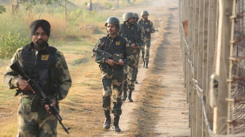BSF eliminated a Pakistani intruder in Punjab's Ferozpur sector on the intervening night BSF eliminated a Pakistani intruder in Punjab's Ferozpur sector on the intervening night