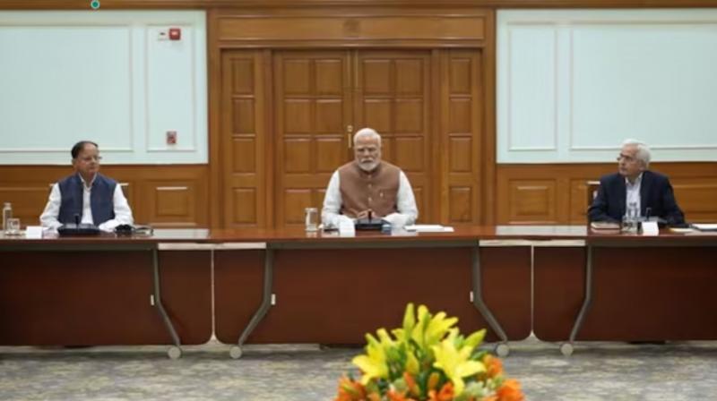PM Modi Chairs High-Level Meeting with Secretaries of Government of India PM Modi Chairs High-Level Meeting with Secretaries of Government of India