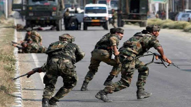 An encounter broke out today between militants and security forces An encounter broke out today between militants and security forces