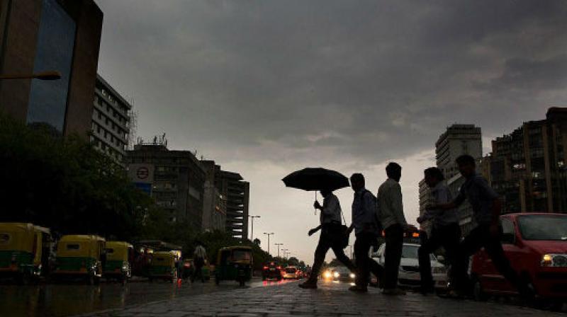 The weatherman has predicted partly cloudy sky during the afternoon The weatherman has predicted partly cloudy sky during the afternoon