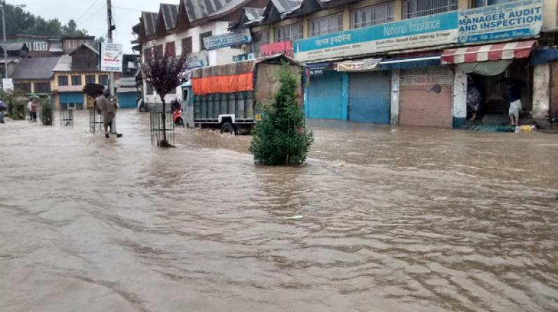 Heavy rains today lashed Jammu Heavy rains today lashed Jammu