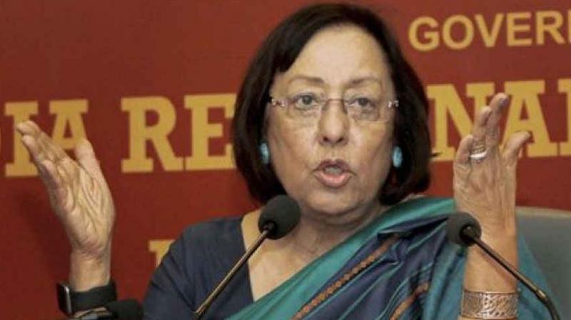 Manipur Governor Najma Heptulla