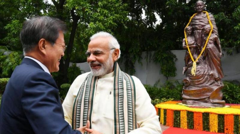 India is a stakeholder in Korean peace process: PM Modi India is a stakeholder in Korean peace process: PM Modi