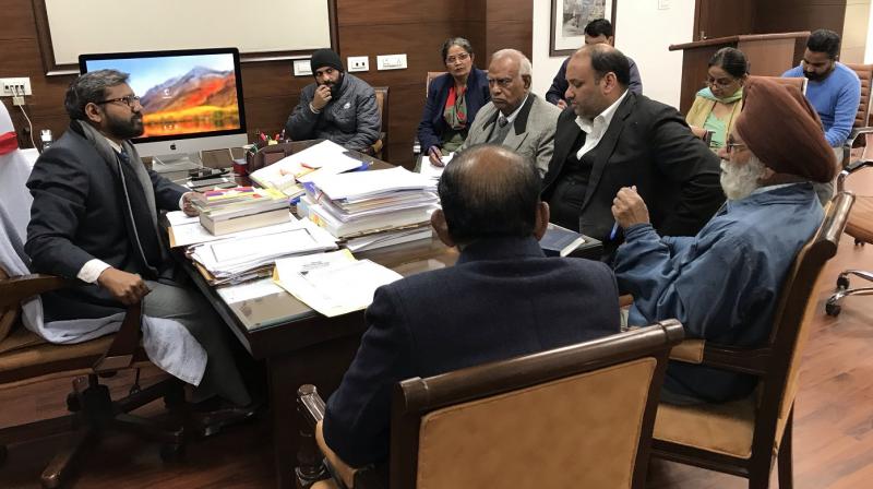 CEO meets representatives of political parties CEO meets representatives of political parties