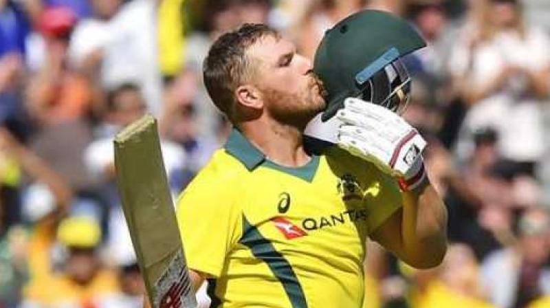 Australia's Aaron Finch Australia's Aaron Finch