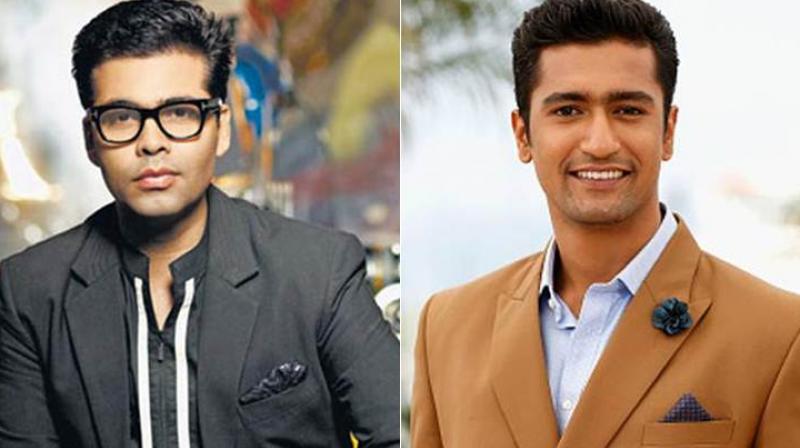 Vicky Kaushal and Karan Johar