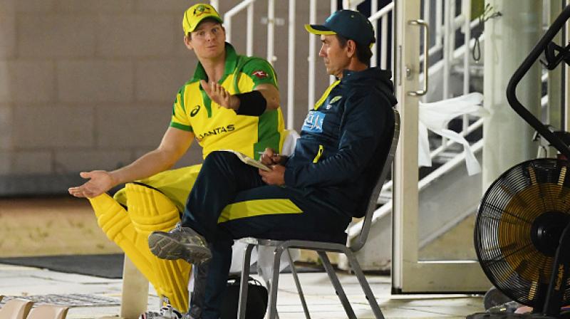 Steve Smith and Justin Langer Steve Smith and Justin Langer