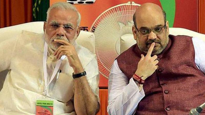 Narendra Modi and Amit Shah Narendra Modi and Amit Shah