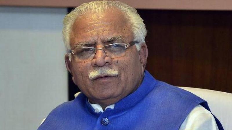 Chief Minister ML Khattar Chief Minister ML Khattar