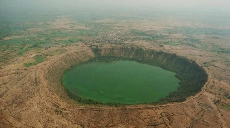 Ramgarh crater caused by meteorite impact