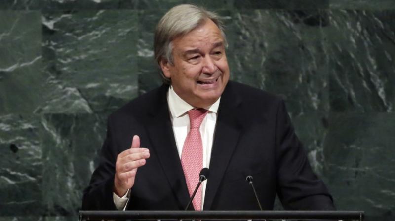 UN chief Antonio Guterres UN chief Antonio Guterres