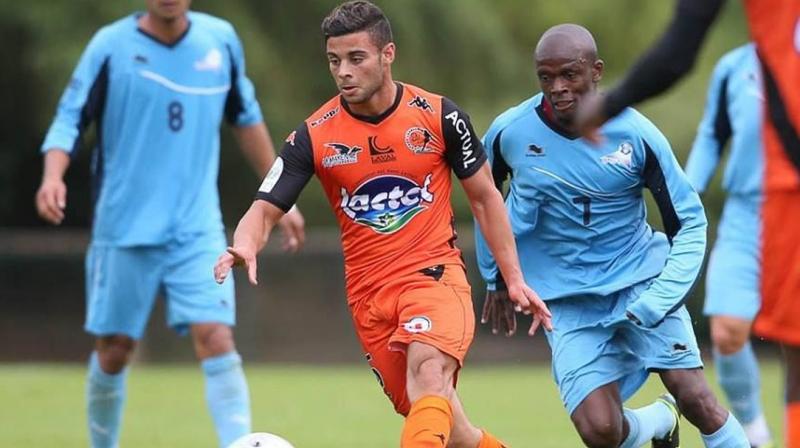 Moroccan midfielder Hugo Adnan Boumous