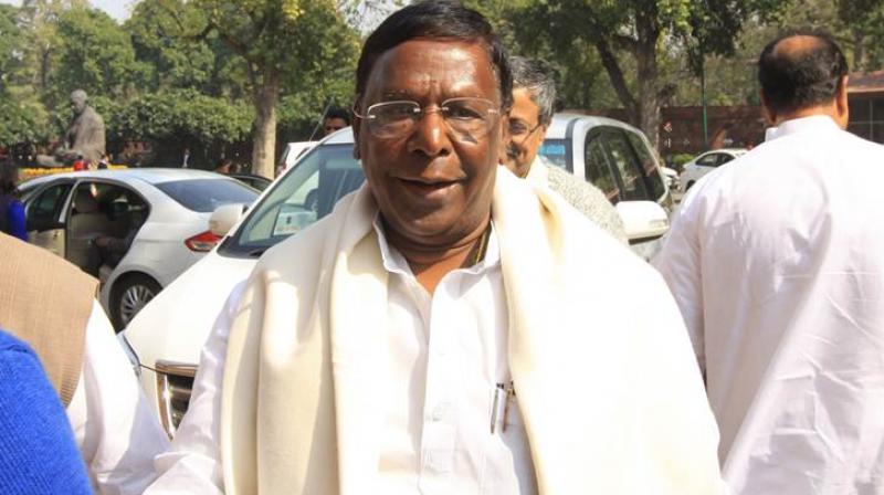 Puducherry chief minister V Narayanasamy