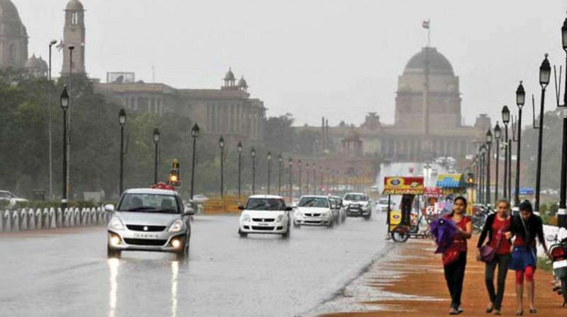 Parts of Delhi and the NCR witnessed rains Parts of Delhi and the NCR witnessed rains