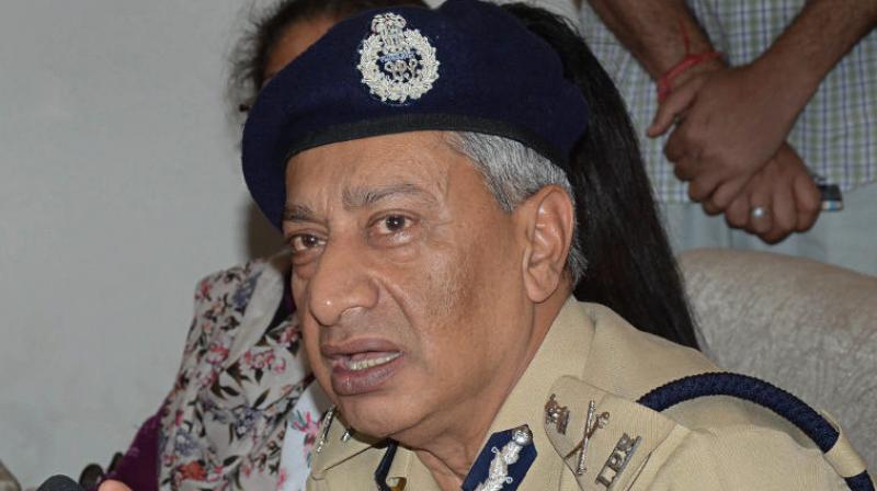 Jammu and Kashmir police chief S P Vaid was unceremoniously removed 