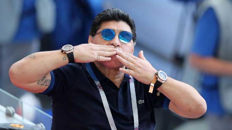 Diego Maradona has been hired to coach Mexican second-division