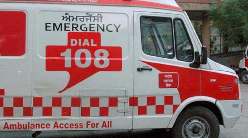 Punjab Vigilance Bureau officials conducting surprise checking of 108 ambulance services in the state