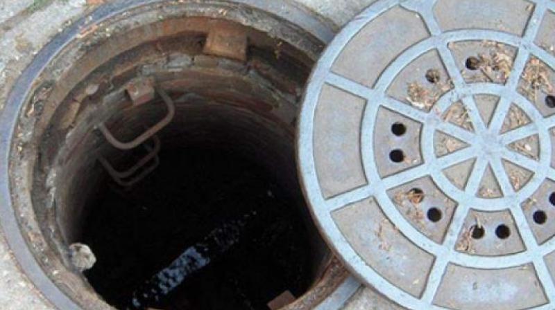Labourer fell unconscious after entering a newly constructed septic tank