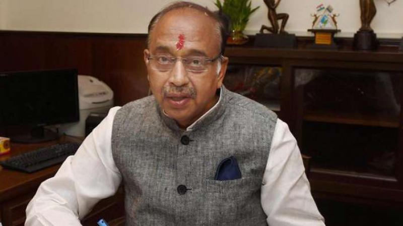 Union minister Vijay Goel Union minister Vijay Goel