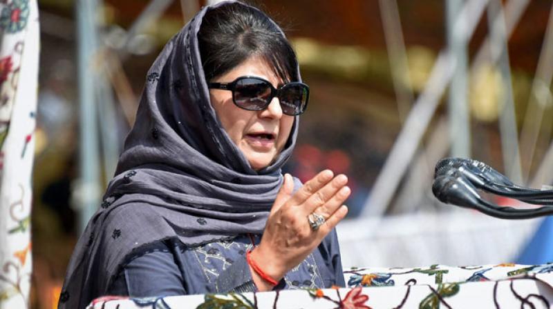 PDP president Mehbooba Mufti