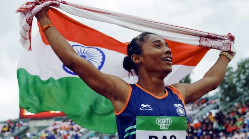 Hima Das scripts history in Indian athletics Hima Das scripts history in Indian athletics