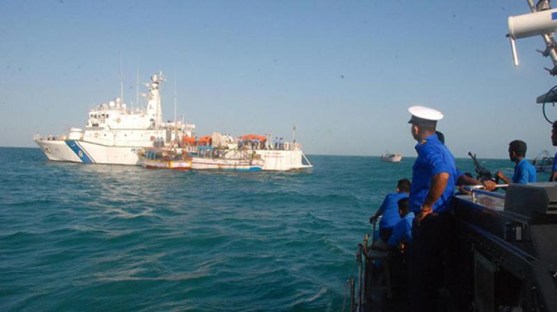 Seven Tamil Nadu fishermen were today arrested by the Sri Lankan Navy