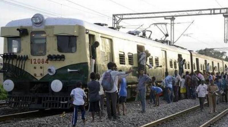 Four killed after falling off suburban train in Chennai Four killed after falling off suburban train in Chennai