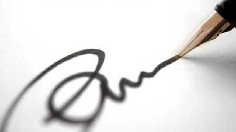 Two arrested for forging railway minister's signature Two arrested for forging railway minister's signature
