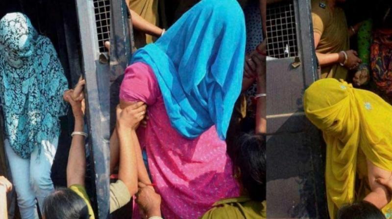 Police claimed today to have busted a sex racket in Mathura Police claimed today to have busted a sex racket in Mathura