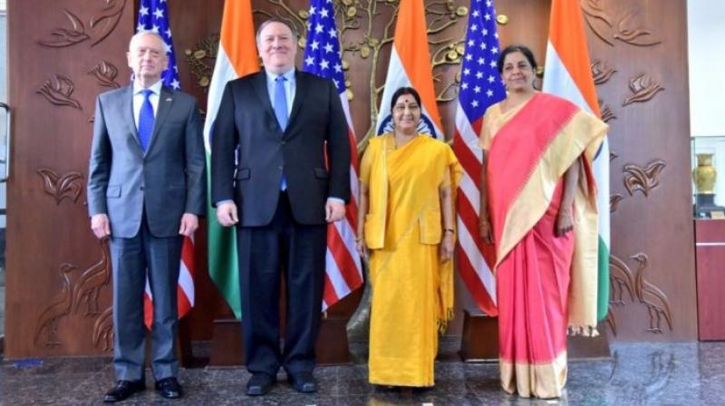 India, US hold first edition of 2+2 talks India, US hold first edition of 2+2 talks