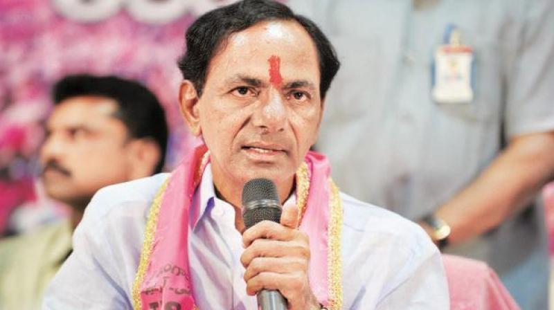 TRS chief K Chandrashekar Rao