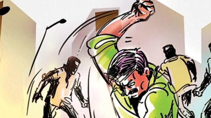At least six people were injured in a clash between two groups At least six people were injured in a clash between two groups