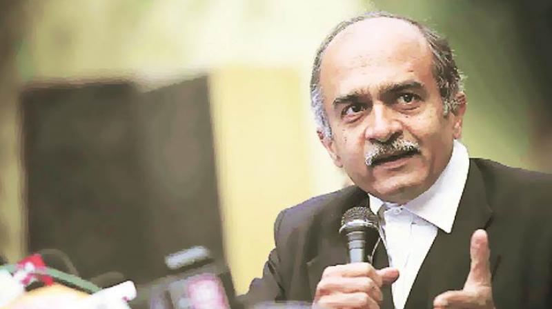 Senior Supreme Court advocate Prashant Bhushan