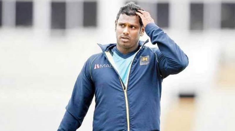 Sri Lanka's sacked skipper Angelo Mathews