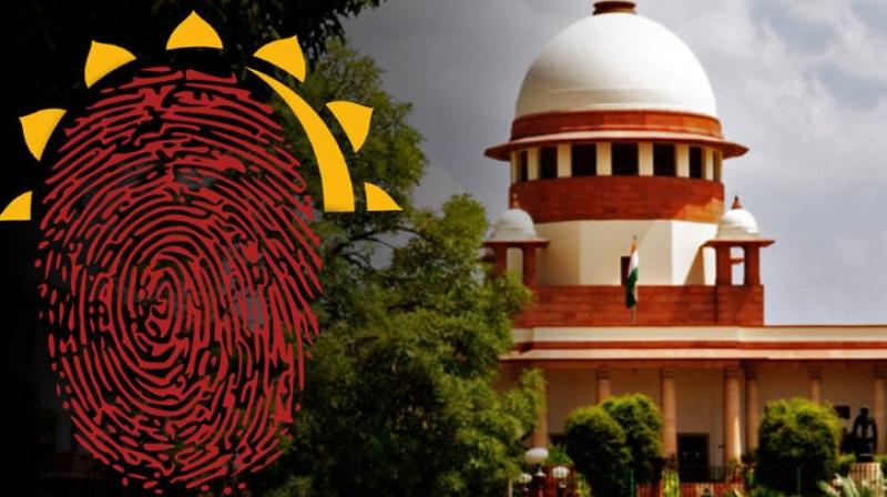 Supreme Court brought out the list of services for which biometric ID Aadhaar needs 