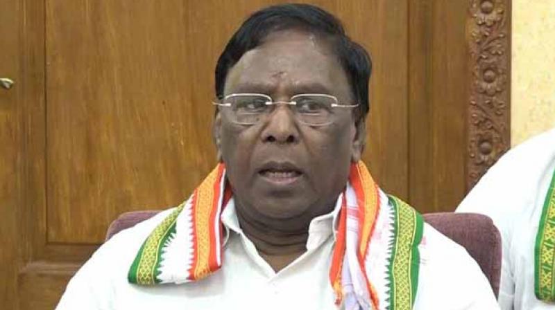 Puducherry Chief Minister V Narayanasamy