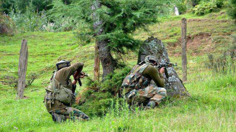 Two militants were killed in an encounter