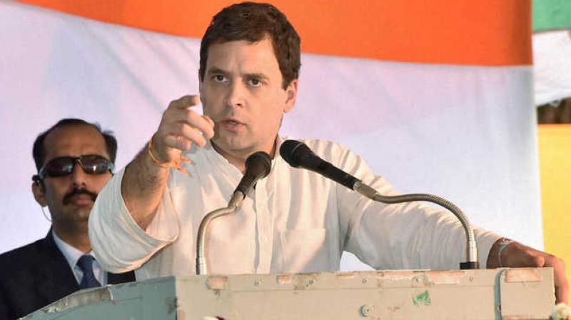 Congress president Rahul Gandhi Congress president Rahul Gandhi